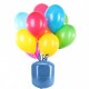 Botella de Helio Mini con 30 Globos Pastel