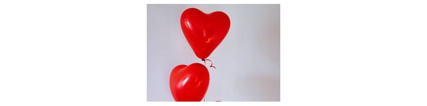 Globos de corazón